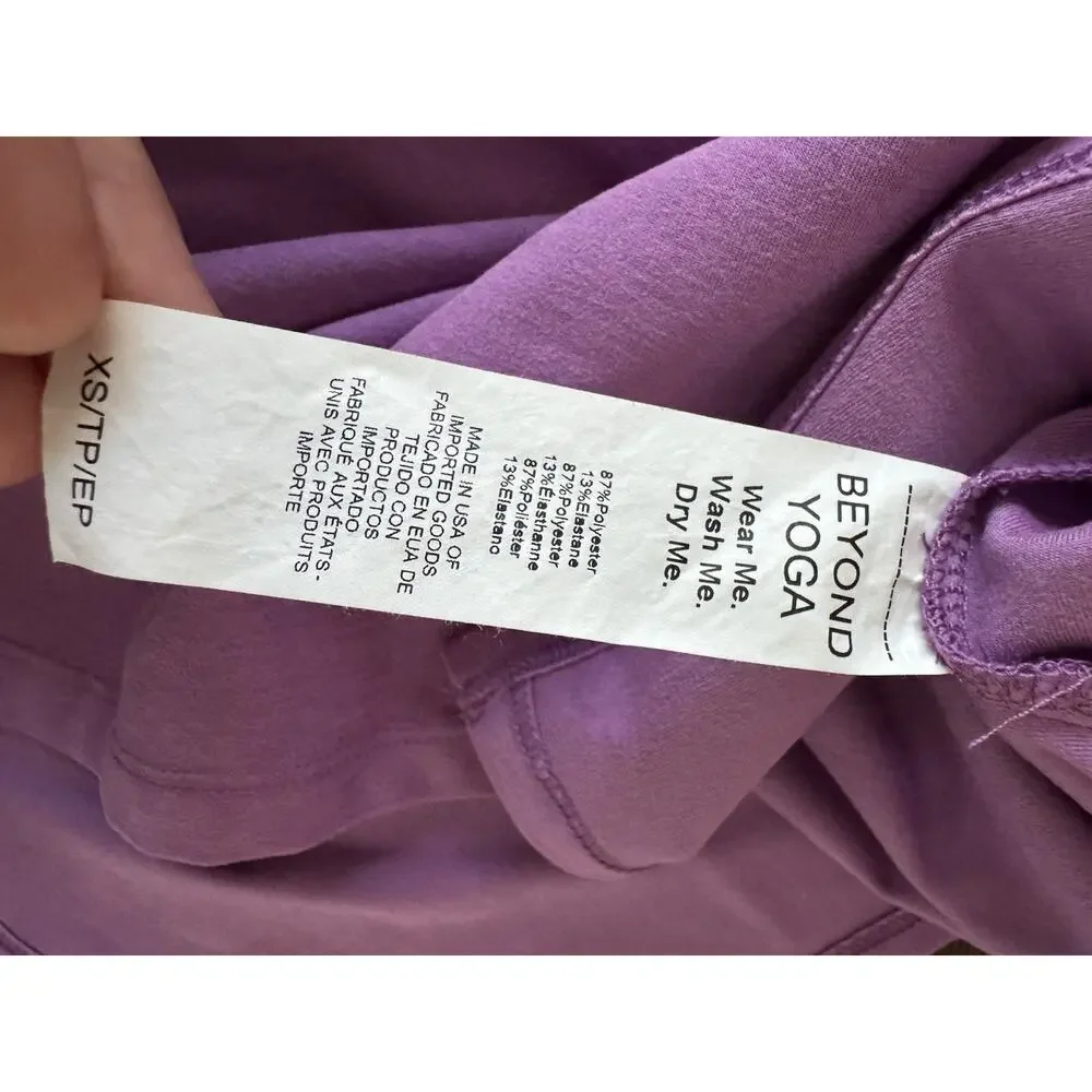 Beyond Yoga Icon Midi Dress Women’s XS Purple Spacedye Stretch - Picture 9 of 11
